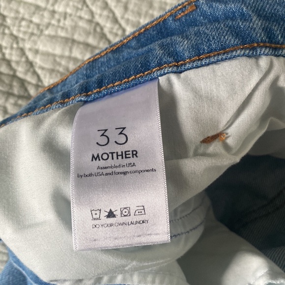 Mother The Fun Dip Utility Puddle Jeans 33 - Picture 9 of 14